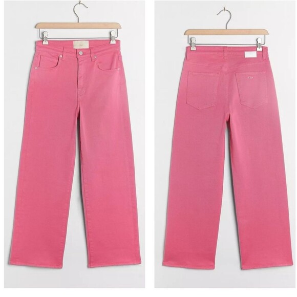 NWT CQY Sunday Ultra High-Rise Wide Leg Jeans - Picture 1 of 8